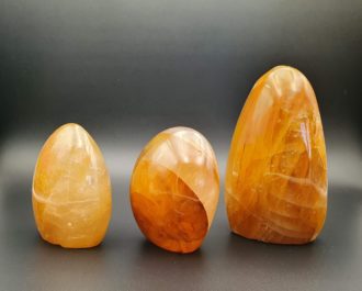 Guérisseur doré, quartz hématoïde orange